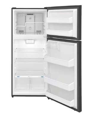 Frigidaire *FFHT1822UV  28 in. 18 cu. ft. Top Freezer Refrigerator in Fingerprint-Resistant Stainless Look, ENERGY STAR