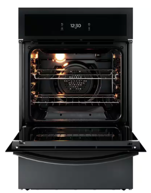 Frigidaire *GCWG2438AB  Gallery 24 in. Single Gas Built-In Wall Oven with Air Fry Self-Cleaning in Black