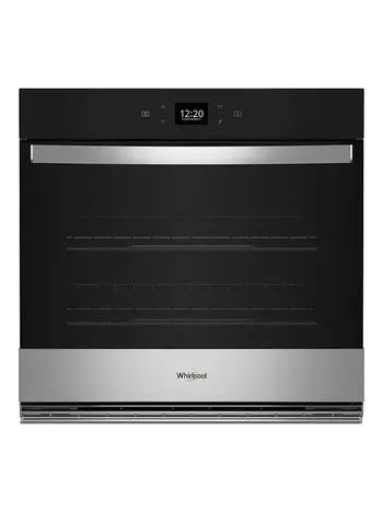 Whirlpool *WOES5027LZ 27 in. Single Electric Wall Oven with Convection Self-Cleaning in Fingerprint Resistant Stainless Steel