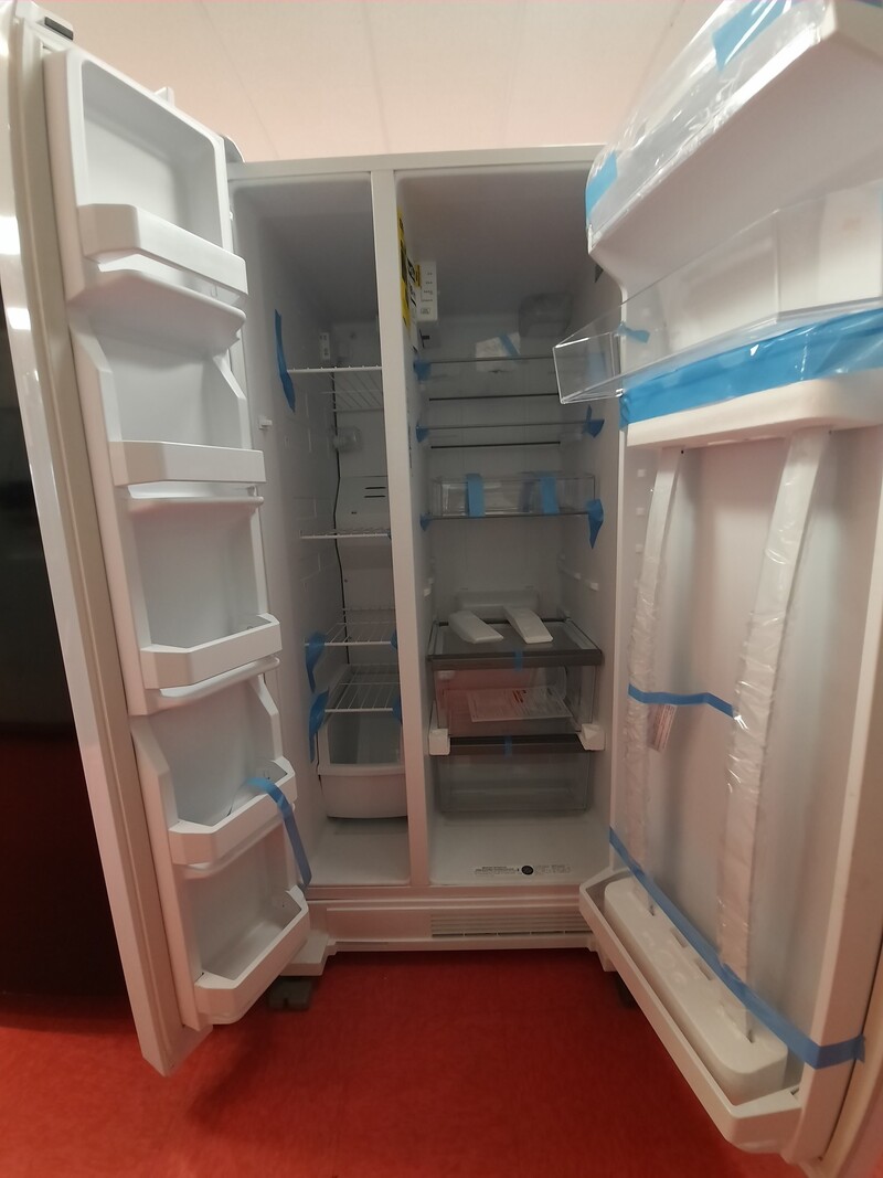 Whirlpool *WRS312SNHW 22 cu. Ft. Side by Side Refrigerator in White