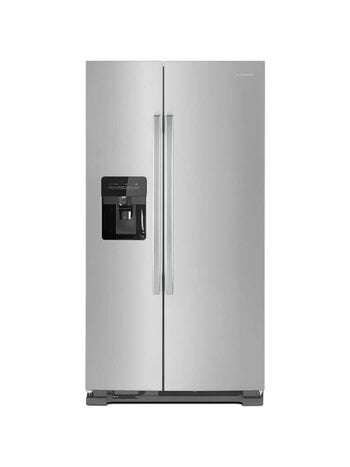 Amana *ASI2175GRS  21.4-cu ft Side-by-Side Refrigerator with Ice Maker (Stainless Steel)