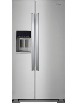 Whirlpool *WRS588FIHZ  28.4-cu ft Side-by-Side Refrigerator with Ice Maker (Fingerprint-Resistant Stainless Steel)