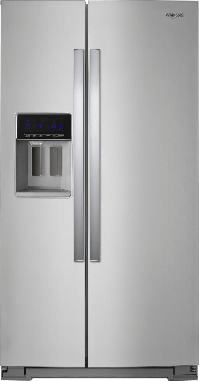 Whirlpool *WRS588FIHZ  28.4-cu ft Side-by-Side Refrigerator with Ice Maker (Fingerprint-Resistant Stainless Steel)