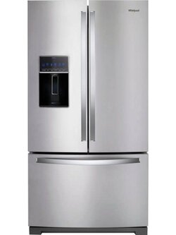 Whirlpool *WRF767SDHZ 26.8 cu. ft. French Door Refrigerator in Fingerprint Resistant Stainless Steel
