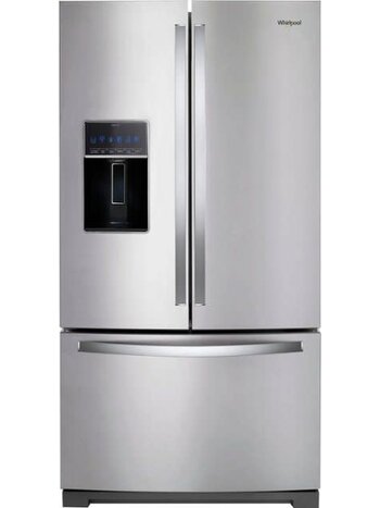 Whirlpool *WRF767SDHZ 26.8 cu. ft. French Door Refrigerator in Fingerprint Resistant Stainless Steel