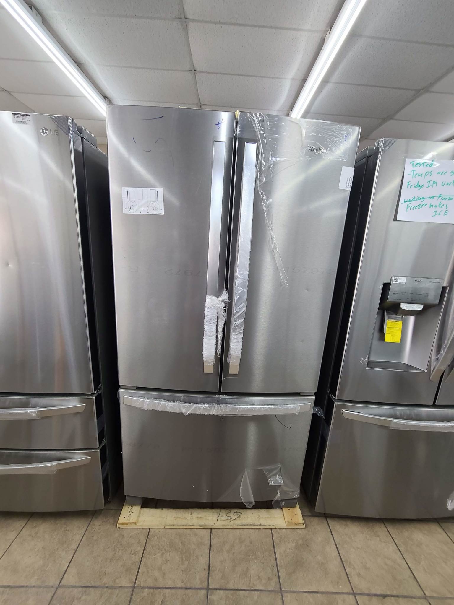 Whirlpool *WRF535SWHZ   25 cu. ft. French Door Refrigerator in Fingerprint Resistant Stainless Steel with Internal Water Dispenser