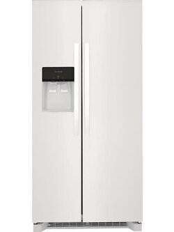 Frigidaire *FRSS2323AW 22.3-cu ft Side-by-Side Refrigerator with Ice Maker (White) ENERGY STAR