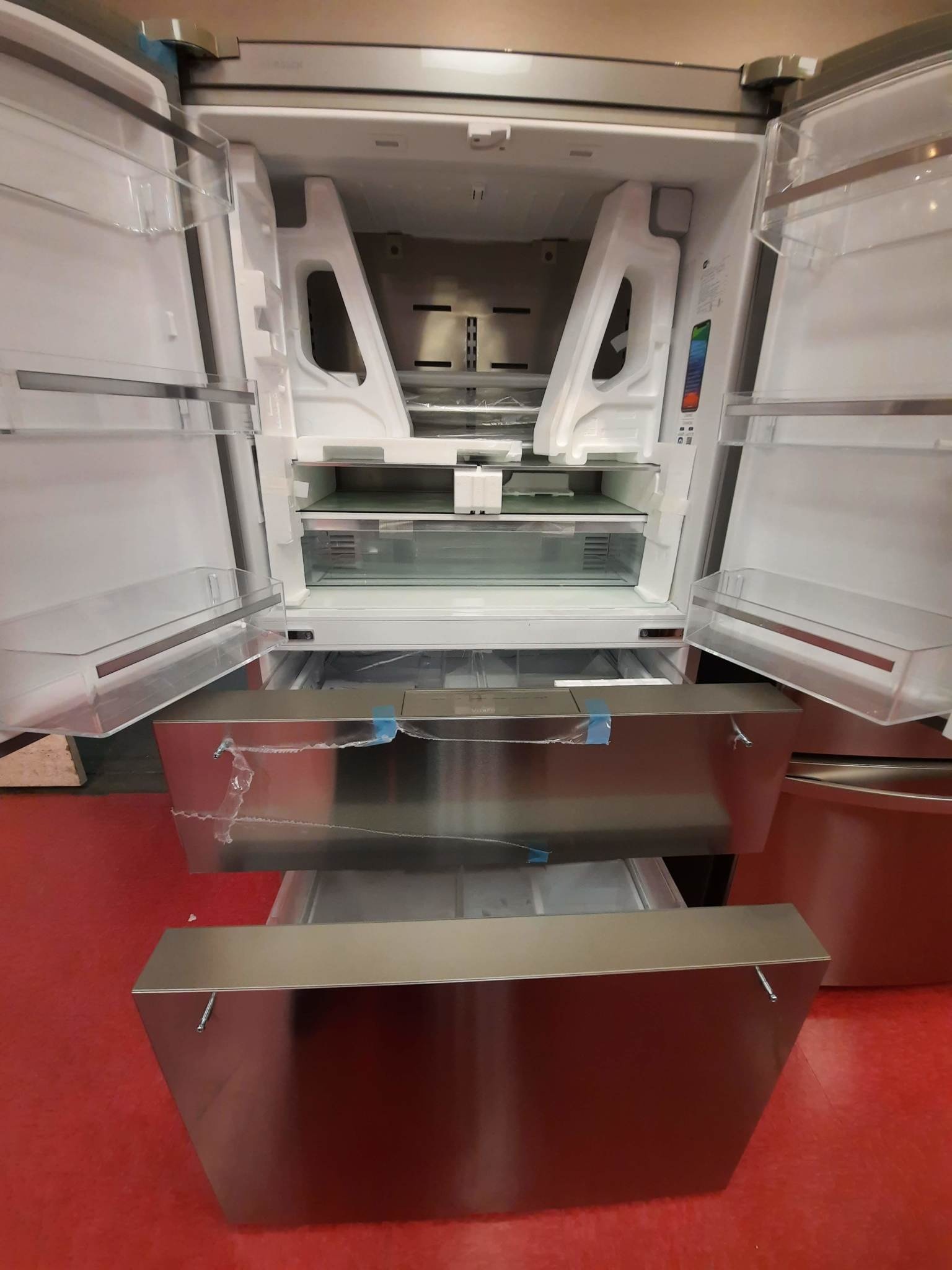 Bosch *B36CL80SNS 800 Series 36 in. 21 cu. ft. French Door Refrigerator in Stainless Steel with Dual Compressor, Counter-Depth