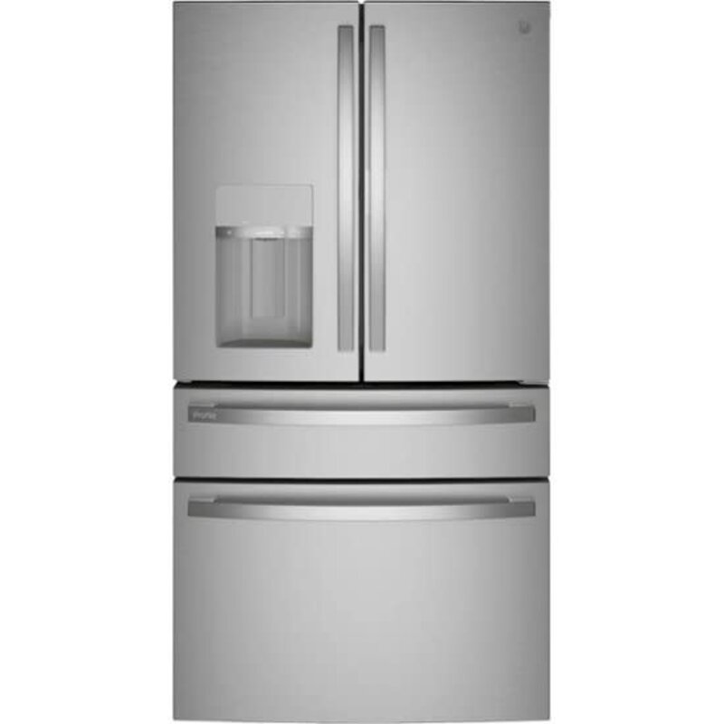 GE *PVD28BYNFS   27.9 cu. ft. Smart 4-Door French Door Refrigerator with Door in Door in Fingerprint Resistant Stainless Steel