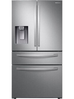 Samsung *RF28R7201SR 28-cu ft Smart Compatible French Door Refrigerator with Ice Maker with Water and Ice Dispenser ( Stainless Steel ) ENERGY STAR Certified
