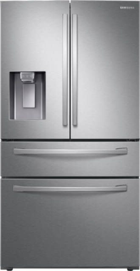 Samsung *RF28R7201SR  28-cu ft 4-Door French Door Refrigerator with Ice Maker (Fingerprint Resistant Stainless Steel) ENERGY STAR