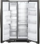 Whirlpool *WRS325SDHV  24.5-cu ft Side by Side Refrigerator with Ice and Water Dispenser and Can Caddy - Black Stainless
