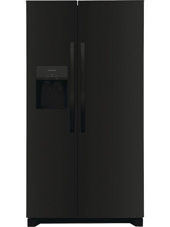 Frigidaire *FRSS2623AB  25.6-cu ft Side-by-Side Refrigerator with Ice Maker (Black) ENERGY STAR