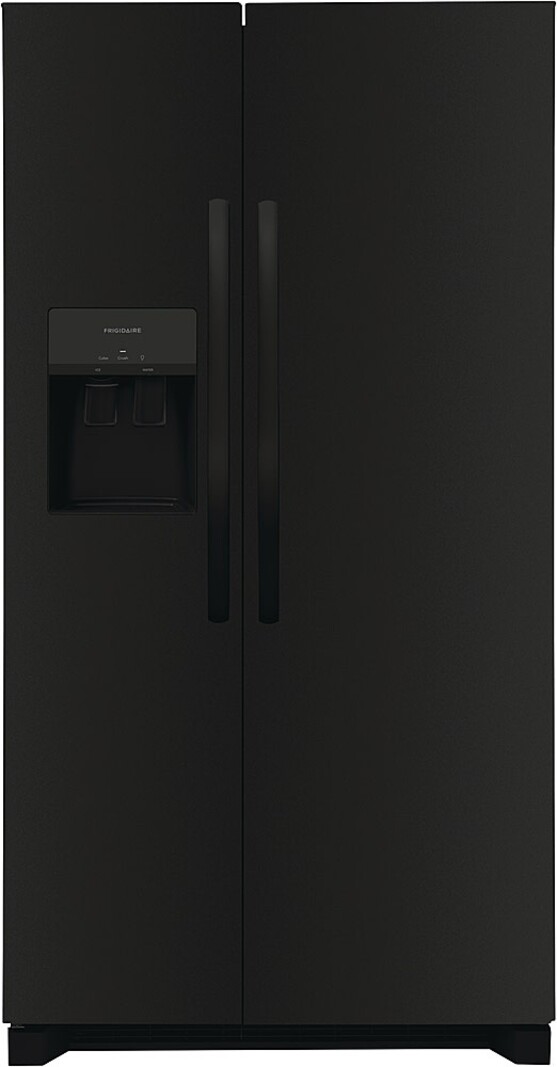 Frigidaire *FRSS2623AB  25.6-cu ft Side-by-Side Refrigerator with Ice Maker (Black) ENERGY STAR