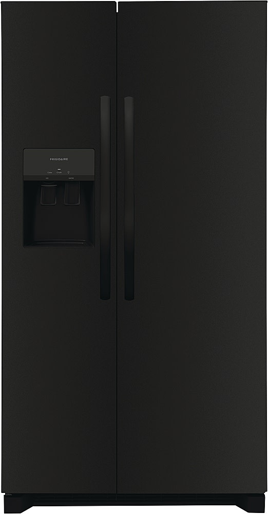 Frigidaire *FRSS2623AB  25.6-cu ft Side-by-Side Refrigerator with Ice Maker (Black) ENERGY STAR