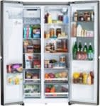 LG *LRSOS2706S InstaView 27.1-cu ft Side-by-Side Refrigerator with Dual Ice Maker (Printproof Stainless Steel) ENERGY STAR