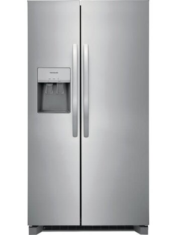 Frigidaire *FRSS2623AS  25.6 Cu. Ft. Side-by-Side Refrigerator - Stainless steel