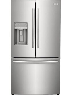 Frigidaire *GRFS2853AF  Frigidaire Gallery Standard-Depth 27.8-cu ft 3 -Door 36-in Wide French Door Refrigerator with Dual Ice Maker with Water and Ice Dispenser ( Fingerprint Resistant Stainless Steel ) ENERGY STAR Certified