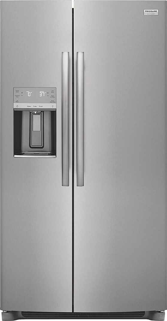 Frigidaire *GRSS2652AF Gallery 25.6-cu ft Side-by-Side Refrigerator with Ice Maker (Smudge-proof Stainless Steel) ENERGY STAR