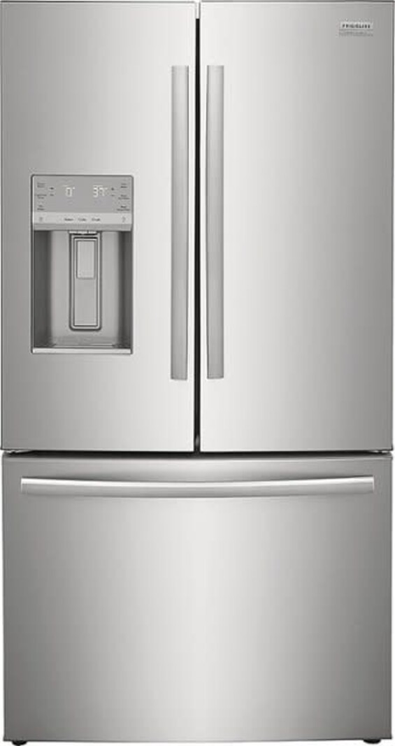 Frigidaire *GRFC2353AF   Gallery 22.6-cu ft Counter-depth French Door Refrigerator with Dual Ice Maker (Smudge-proof Stainless Steel)