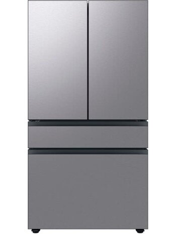 Samsung *RF29BB8600QL  Bespoke 28.8-cu ft 4-Door French Door Refrigerator with Dual Ice Maker and Door within Door (Stainless Steel- All Panels) ENERGY STAR