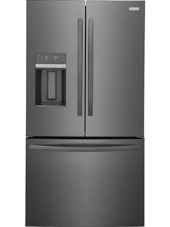 Frigidaire *FRFS2823AD  27.8-cu ft French Door Refrigerator with Ice Maker (Black Stainless Steel) ENERGY STAR