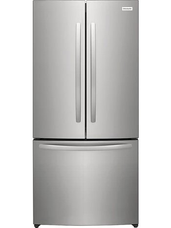 Frigidaire *FRFG1723AV  31.5 in. 17.6 cu. ft. Counter Depth French Door Refrigerator, brushed steel