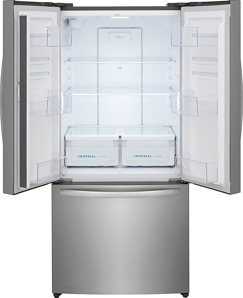 Frigidaire *FRFG1723AV  31.5 in. 17.6 cu. ft. Counter Depth French Door Refrigerator, brushed steel