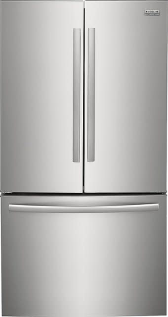 Frigidaire *FRFG232LAF  23.3-cu ft Counter-depth French Door Refrigerator with Ice Maker (Easycare Stainless Steel) ENERGY STAR