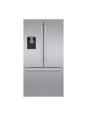 Bosch B36FD50SNS  -500 Series 26-cu ft 3 -Door Smart Compatible French Door Refrigerator with Ice Maker with Water and Ice Dispenser ( Stainless Steel ) ENERGY STAR Certified
