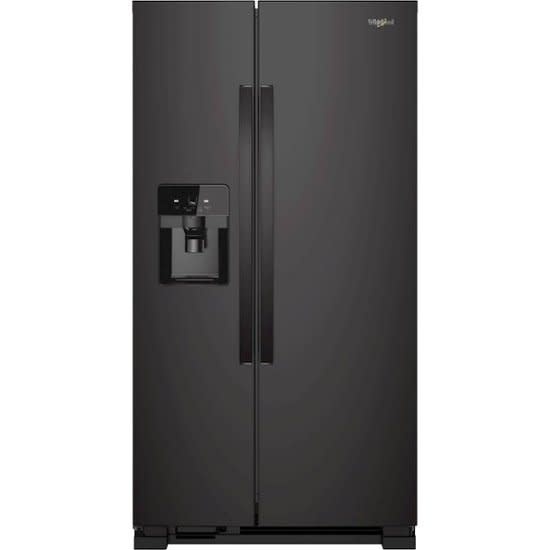 Whirlpool *WRS325SDHB   24.6 Cu. Ft. Side-by-Side Refrigerator with Water and Ice Dispenser