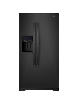 Whirlpool *WRS571CIHB  20.6 Cu. Ft. Side-by-Side Counter-Depth Refrigerator - Black