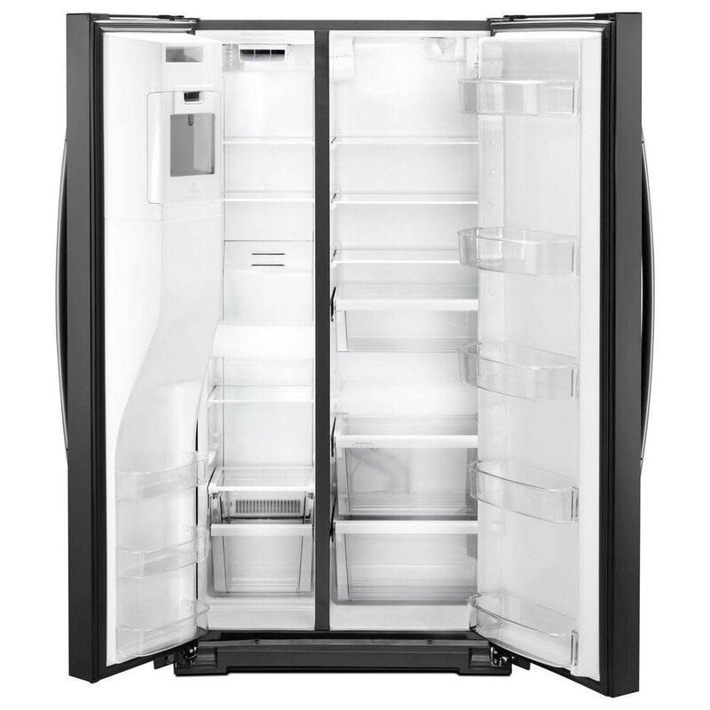 Whirlpool *WRS571CIHB  20.6 Cu. Ft. Side-by-Side Counter-Depth Refrigerator - Black