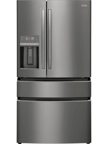 Frigidaire *Gallery GRMC2273CD 21.5 Cu. Ft. Counter-Depth 4-Door French Door Refrigerator - Black Stainless Steel