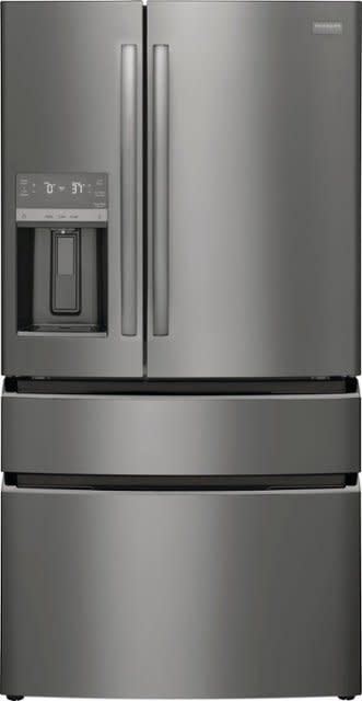 Frigidaire *Gallery GRMC2273CD 21.5 Cu. Ft. Counter-Depth 4-Door French Door Refrigerator - Black Stainless Steel
