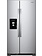 Whirlpool WRS315SDHZ 24.6-cu ft Standard-Depth 36-in Wide Side-by-Side Refrigerator with Ice Maker ,Water and Ice Dispenser ( Fingerprint Resistant Stainless Finish )