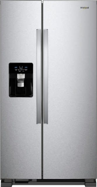 Whirlpool *WRS315SDHZ 24.6-cu ft Side-by-Side Refrigerator with Ice Maker (Fingerprint-Resistant Stainless Steel)