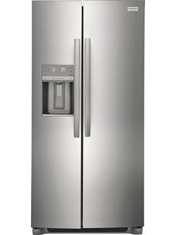 Frigidaire *GRSS2352AF  Gallery 22.3-cu ft Side-by-Side Refrigerator with Ice Maker (Fingerprint Resistant Stainless Steel) ENERGY STAR