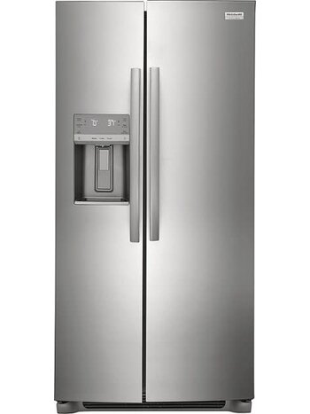 Frigidaire *GRSS2352AF  Gallery 22.3-cu ft Side-by-Side Refrigerator with Ice Maker (Fingerprint Resistant Stainless Steel) ENERGY STAR
