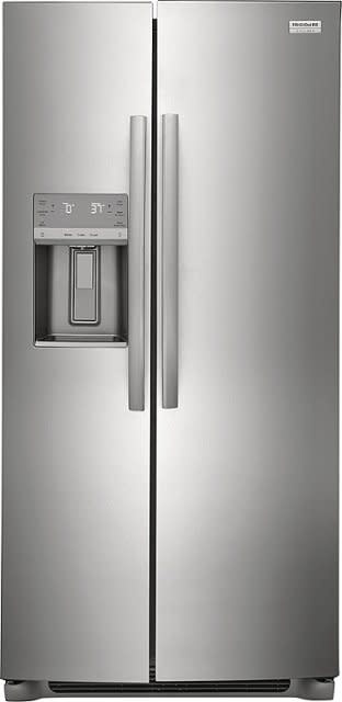 Frigidaire *GRSS2352AF  Gallery 22.3-cu ft Side-by-Side Refrigerator with Ice Maker (Fingerprint Resistant Stainless Steel) ENERGY STAR