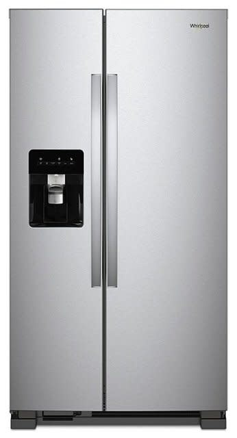 Whirlpool *WRS315SDHM 24.6 cu. ft. Side by Side Refrigerator in Monochromatic Stainless Steel