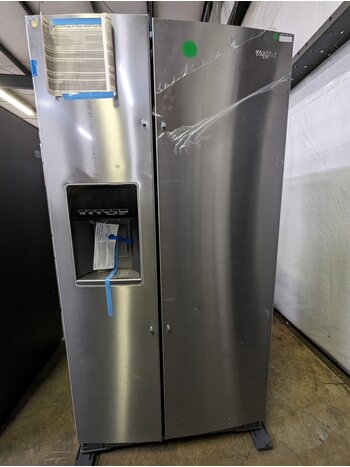 Whirlpool **WRS588FIHZ Clearance 28.4-cu ft Side-by-Side Refrigerator with Ice Maker (Fingerprint-Resistant Stainless Steel)