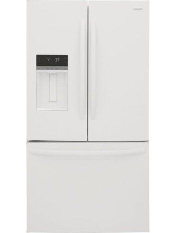 Frigidaire *FRFS2823AW  Frigidaire Standard-Depth 27.8-cu ft 3 -Door 36-in Wide with Ice Maker ( White ) ENERGY STAR Certified