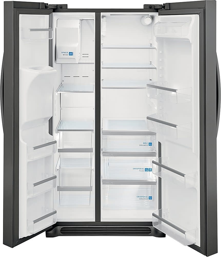 Frigidaire *GRSS2652AD Gallery 36 in. 25.6 cu. ft. Standard Depth Side by Side Refrigerator in Black Stainless Steel