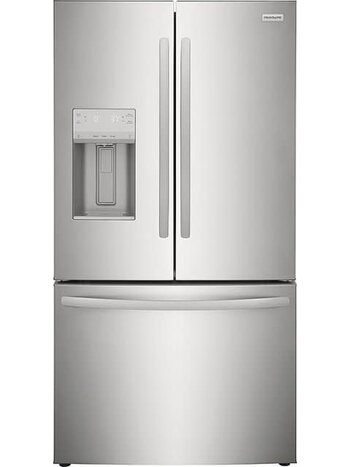 Frigidaire *FRFC2323AS Counter-depth 22.6-cu ft French Door Refrigerator with Ice Maker (Stainless Steel) ENERGY STAR