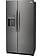 Frigidaire *GRSC2352AD Gallery 22.3 cu. ft. 36 in. Counter Depth Side by Side Refrigerator in Smudge-Proof Black Stainless Steel