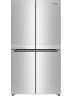 Kitchenaid *KRQC506MPS 19.4 Cu. Ft. Bottom-Freezer 4-Door French Door Refrigerator - Stainless Steel
