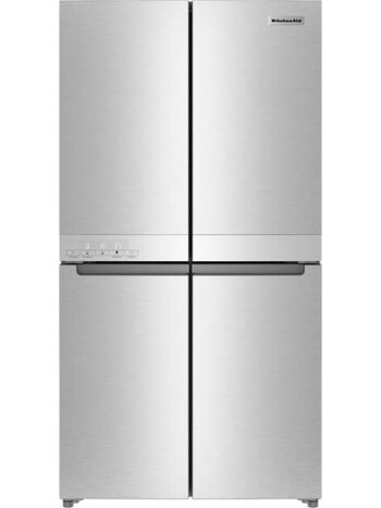 Kitchenaid *KRQC506MPS 19.4 Cu. Ft. Bottom-Freezer 4-Door French Door Refrigerator - Stainless Steel