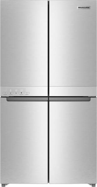 Kitchenaid *KRQC506MPS 19.4 Cu. Ft. Bottom-Freezer 4-Door French Door Refrigerator - Stainless Steel