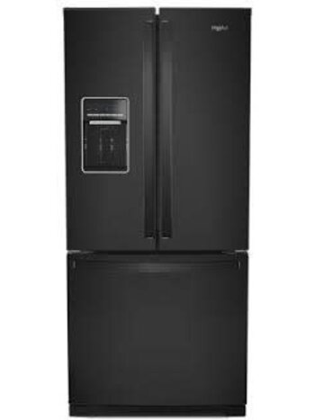 Whirlpool *WRF560SEHB  19.7-cu ft French Door Refrigerator with Ice Maker and Water dispenser (Black)